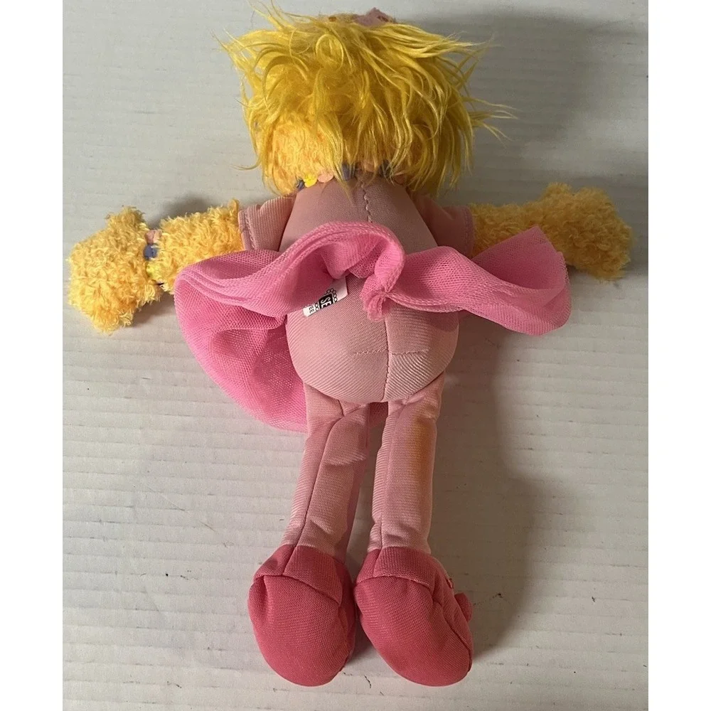 Sesame Street Zoe Plush Ballerina Kids 11 Inch Yellow Pink‎ Tutu Monster Toy